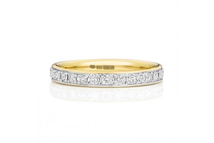 18ct Yellow Gold Diamond Full Eternity Ring